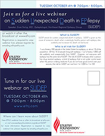 SUDEP - Webinar offered by the Epilepsy Foundation of New Jersey SUDEP - Webinar offered by the Epilepsy Foundation of New Jersey